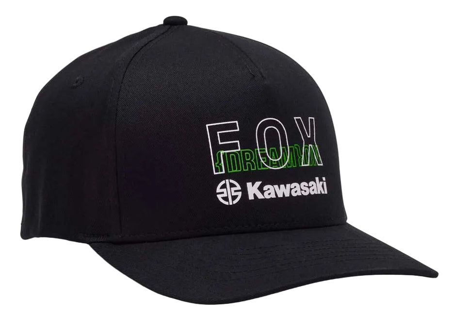 Fox X Kawi Flexfit Hat Black