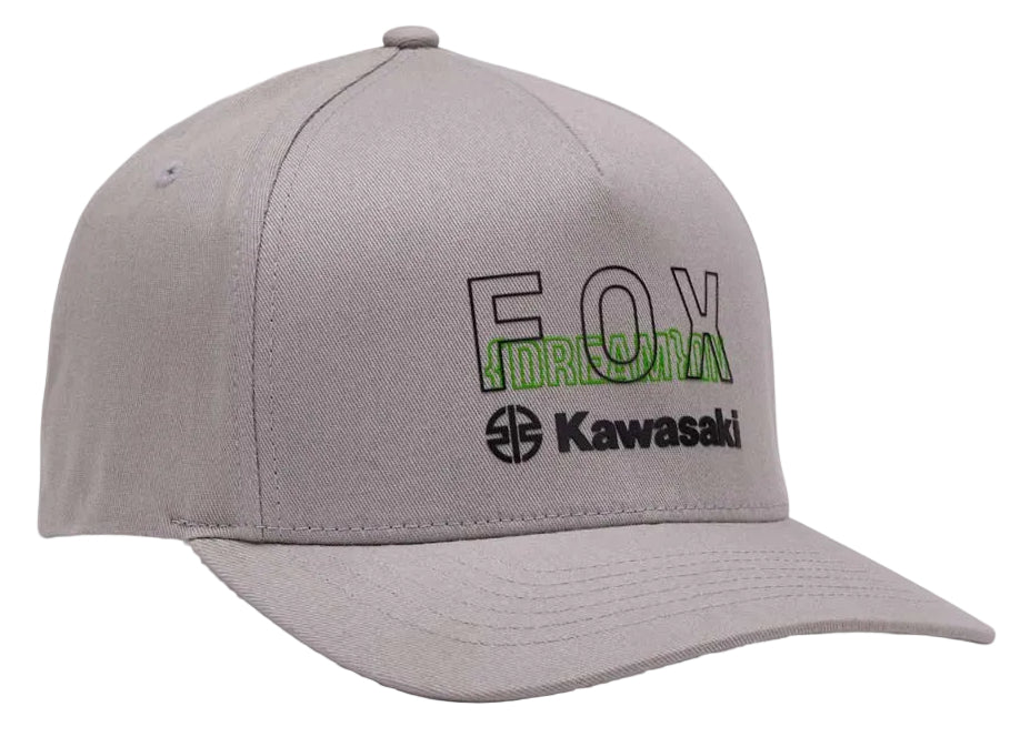 Fox x Kawi Flexfit Hat Steel Grey