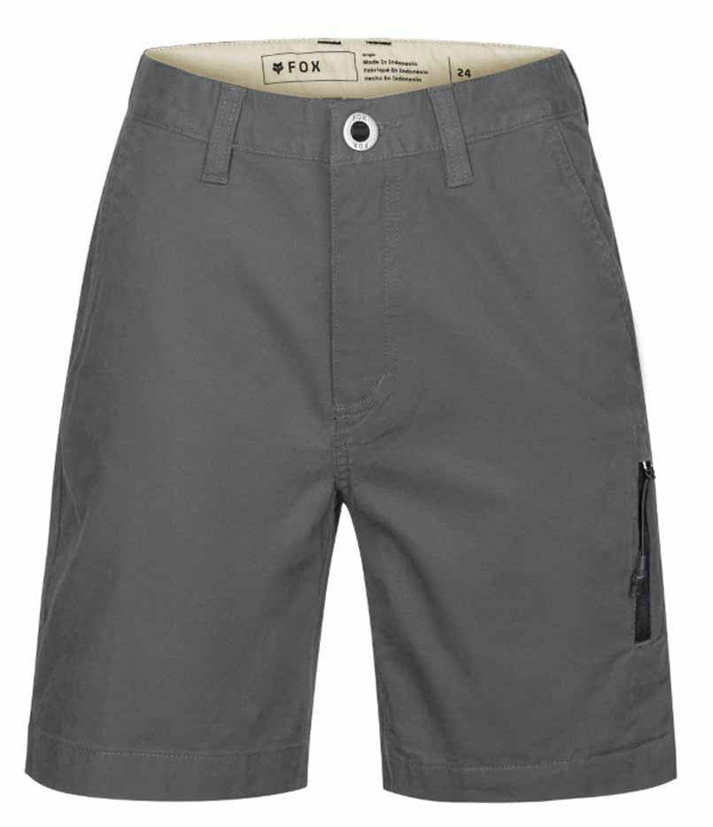 Fox Youth Essex Pewter Shorts FRONT