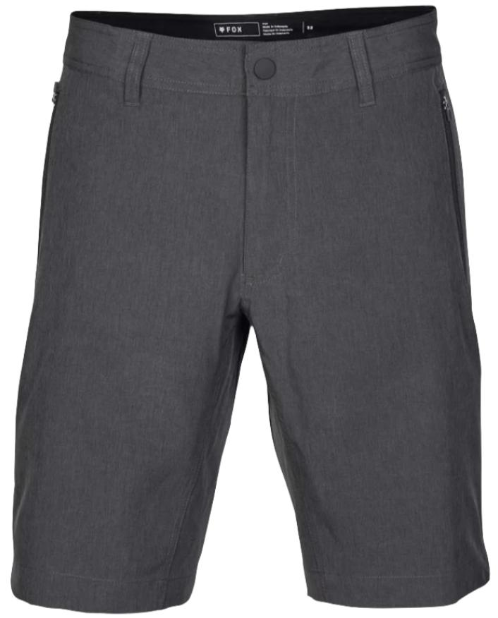 Fox MACHETE TECH SHORT - Heather Black FRONT