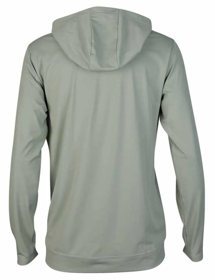 Fox RANGER LONG SLEEVE SUN HOODIE Grey Vintage BACK