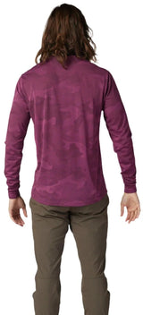 Fox RANGER TRU DRI LS JERSEY - Sangria Back Facing Model