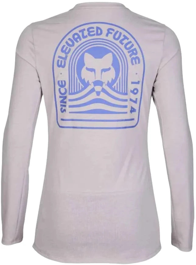 Fox WOMENS RANGER DR LS JERSEY - Grey/ Light Grey Back