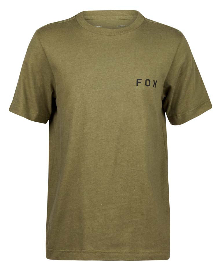 Fox YTH DYNAMIC Short Sleeve TEE OlvGreen FRONT
