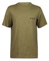 Fox YTH DYNAMIC Short Sleeve TEE OlvGreen FRONT