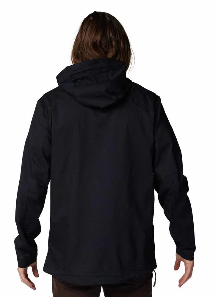 Fox Survivalist Anorak 2.0 Black Jacket BACK FACING MODEL 