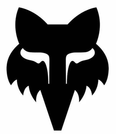 Fox FOX HEAD 7" STICKERS One Size BLACK