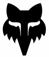 Fox FOX HEAD 7" STICKERS One Size BLACK