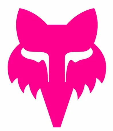 Fox FOX HEAD 7" STICKERS One Size PINK