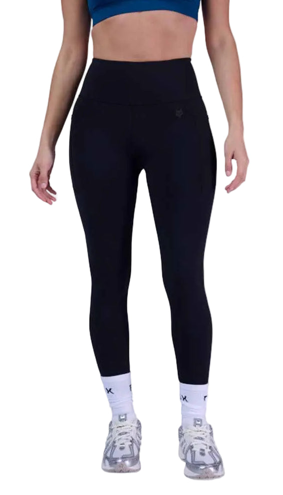 Fox Women's Motive Legging Black FRONT FACING MODEL 