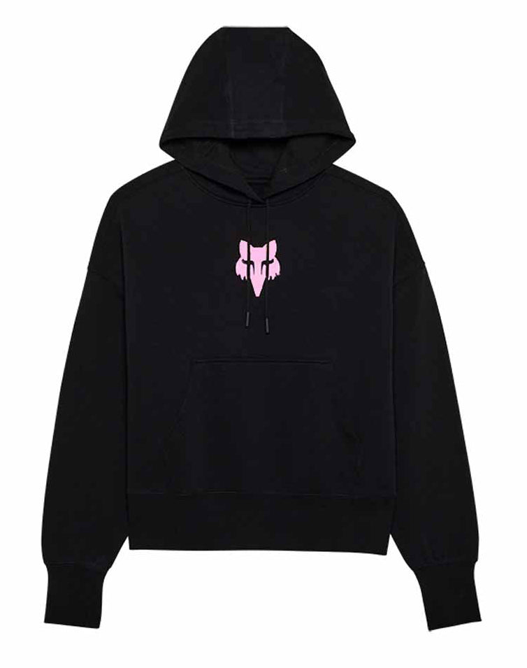 Fox TS57 OV Fleece Pullover Black FRONT 