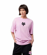 Fox TS57 OV Short Sleeve Tee Bubblegum FRONT FACING MODEL