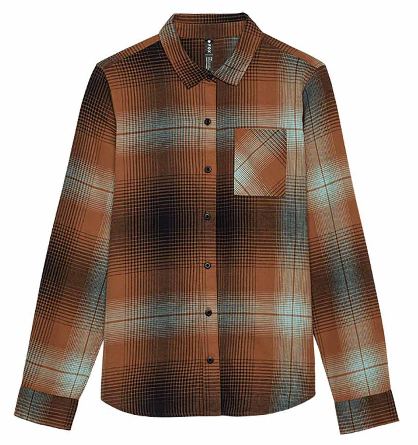 Fox Women's Traildust Flannel Shirt Wal FRONT