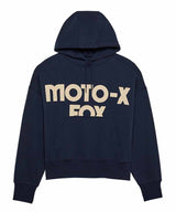 Fox W Moto-X Oversized Fleece Pullover Midnight FRONT 
