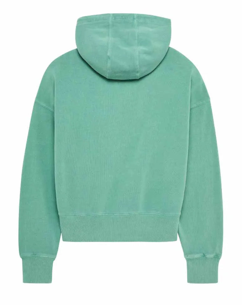Fox Wordmark OV Fleece Pullover Spearmint BACK 