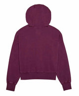 Fox Wordmark OV Fleece Pullover Sangria BACK 
