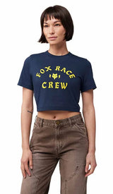 Fox W Race Crew Baby Short Sleeve Tee Midnight FRONT FACING MODEL 