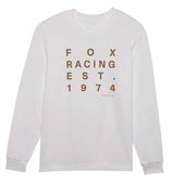 Fox Women's EST.1974 Long Sleeve Tee White FRONT 