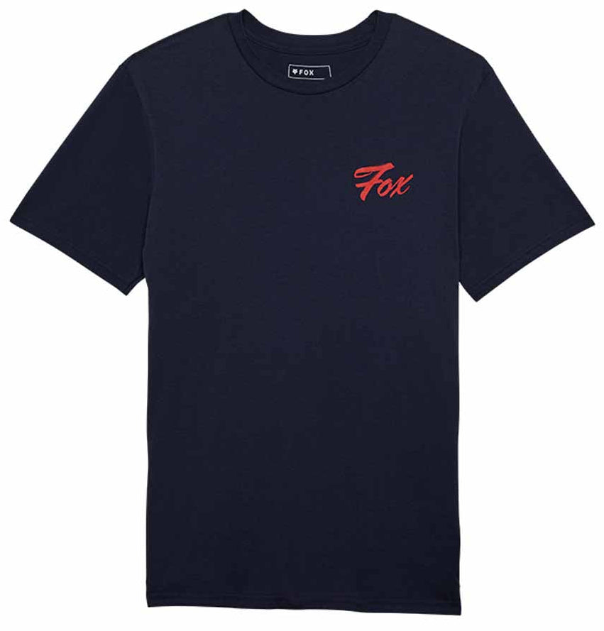 Fox Scripted SS Premium Tee Midnight FRONT