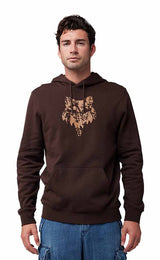 Fox The World Fleece Pullover Cocoa FRONT 