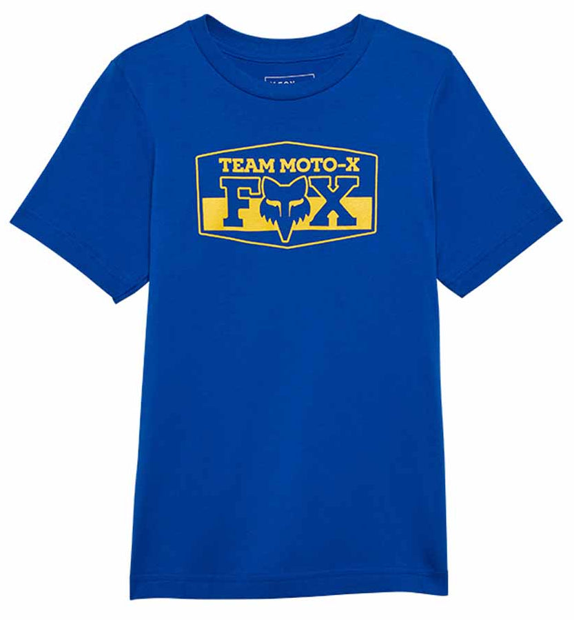 Fox Youth Team Short Sleeve Tee Blue FRONT