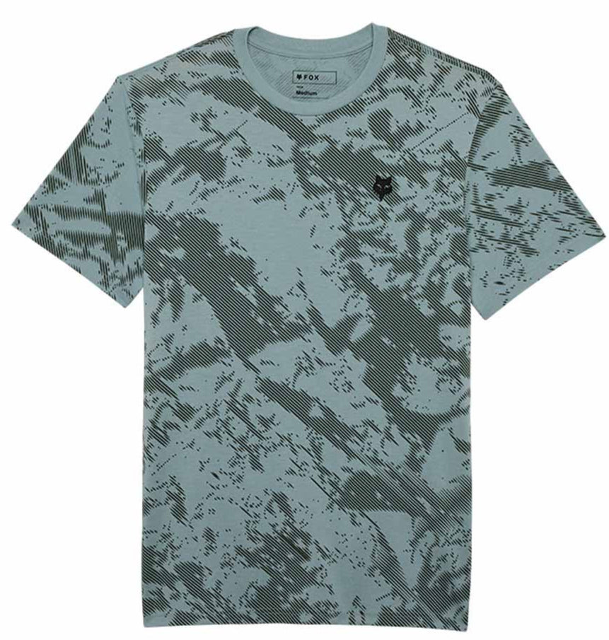Fox Gravel SS Tech Tee Gun T-Shirt FRONT