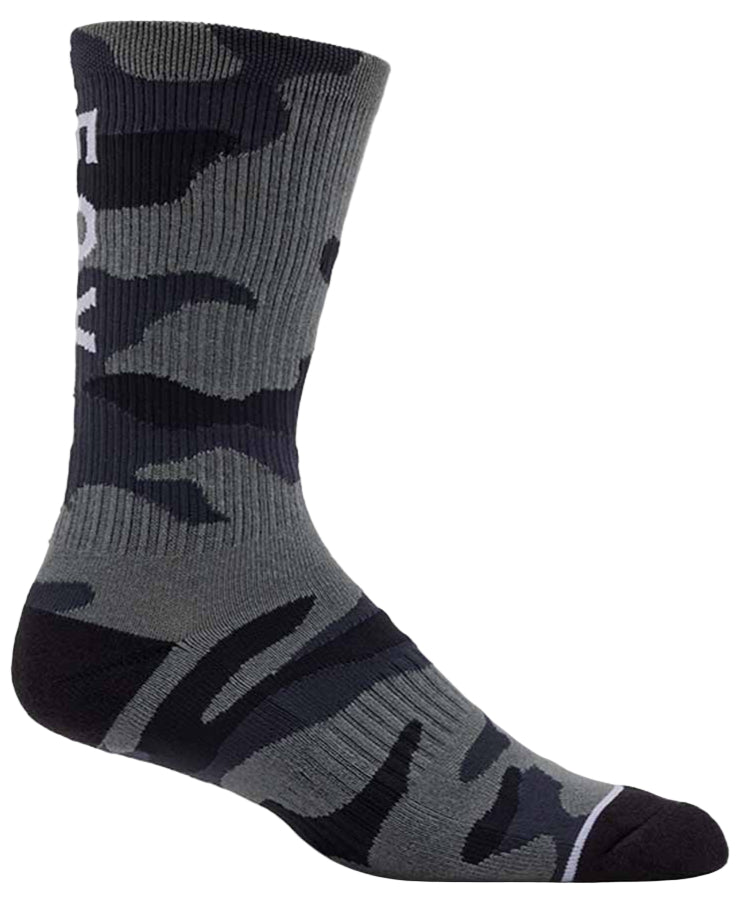 Fox Camo Crew Socks Black Camo