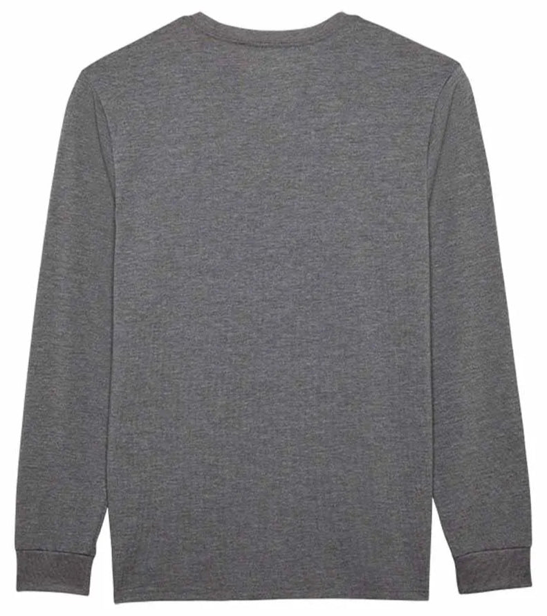 Fox Absolute LS Tech Tee Heather Graphite BACK 