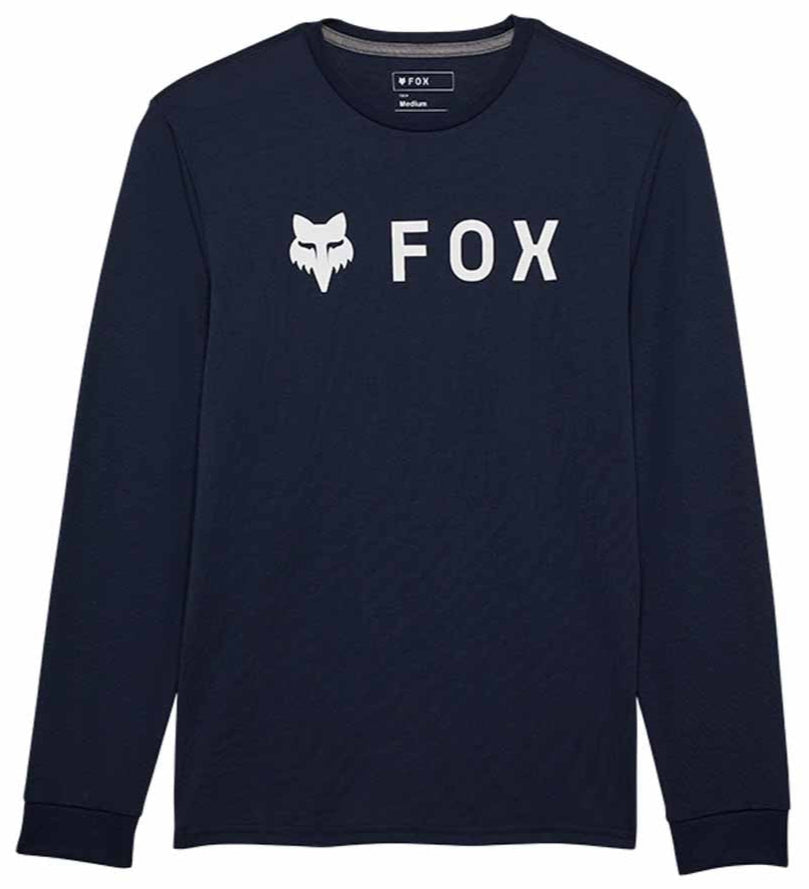 Fox Absolute LS Tech Tee Midnight FRONT 