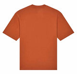 Fox Wordmark OV SS Tee Chocolate BACK 