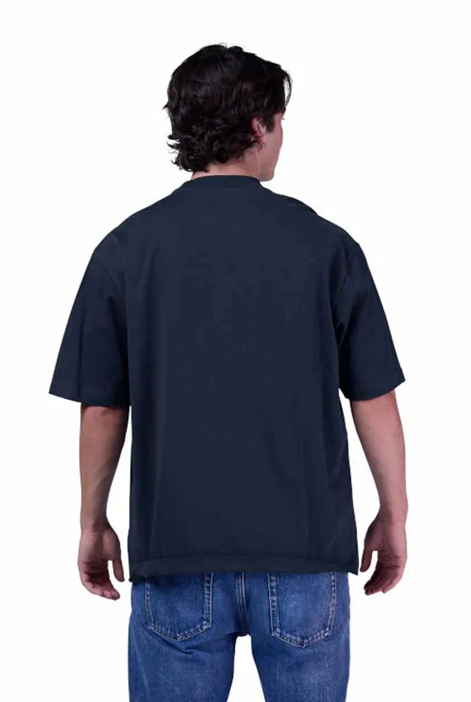 Fox Wordmark OV SS Tee Midnight T-Shirt BACK 