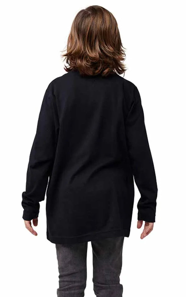 Fox Youth RS Dream Long Sleeve Tee Black BACK FACING MODEL