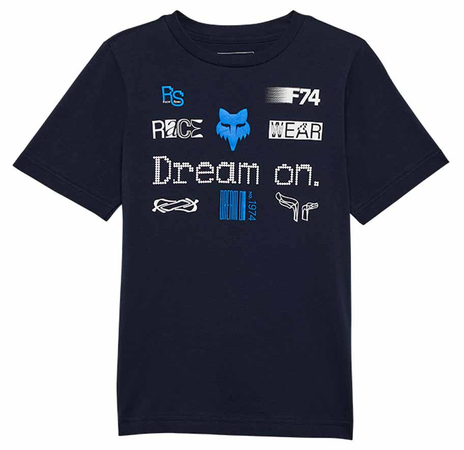 Fox Youth RS Dream Short Sleeve Tee Midnight FRONT