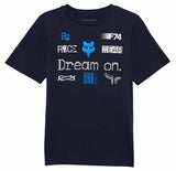 Fox Youth RS Dream Short Sleeve Tee Midnight FRONT