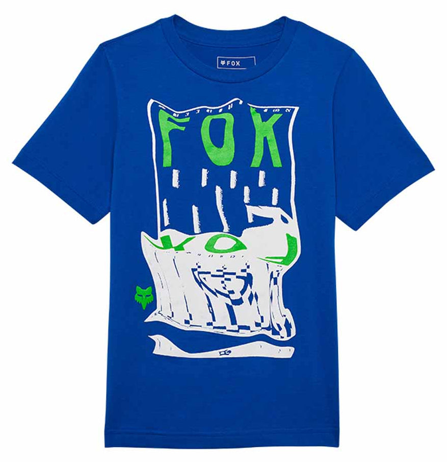 Fox Youth Energy Blast SS Tee Blue FRONT