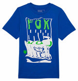 Fox Youth Energy Blast SS Tee Blue FRONT