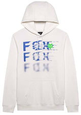 Fox Emotion Fleece Pullover White FRONT 