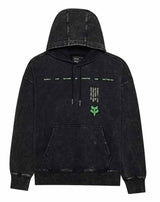 Fox Throttle Oversized FLC Pullover Black FRONT 