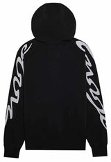 Fox Energy Face Oversized Fleece Pullover Black BACK 