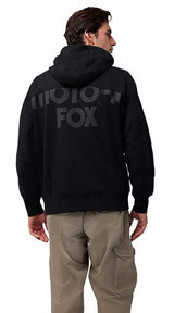 Fox Moto-X Oversized FLC Pullover Black BACK FACING MODEL