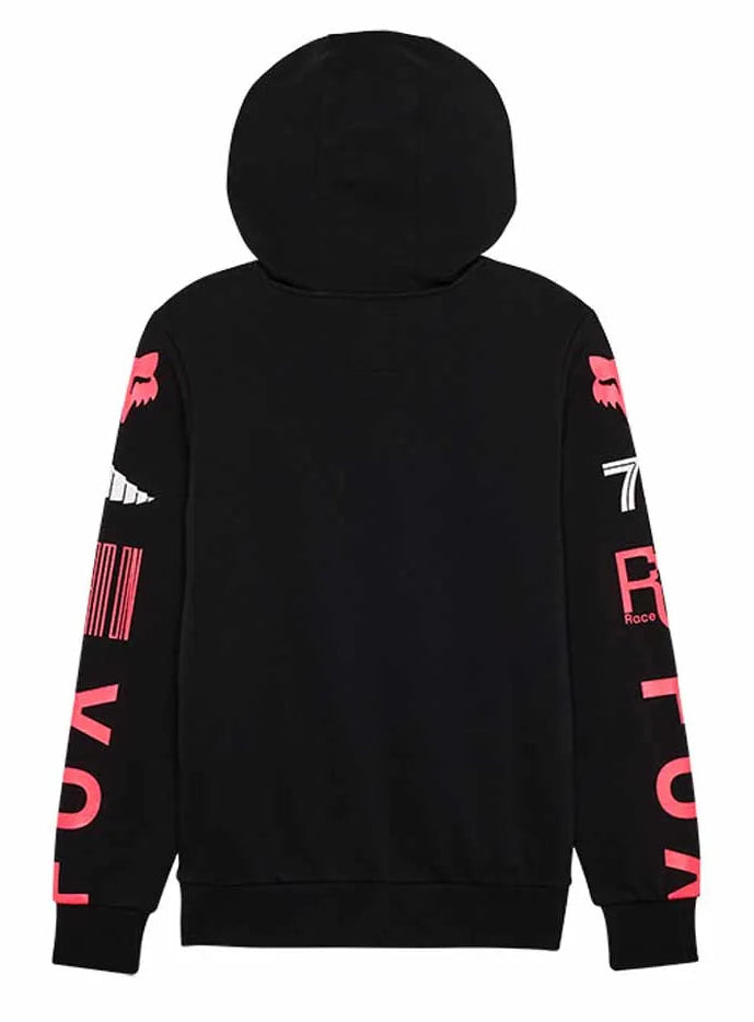 Fox W Race Spec Fleece Pullover Black BACK 
