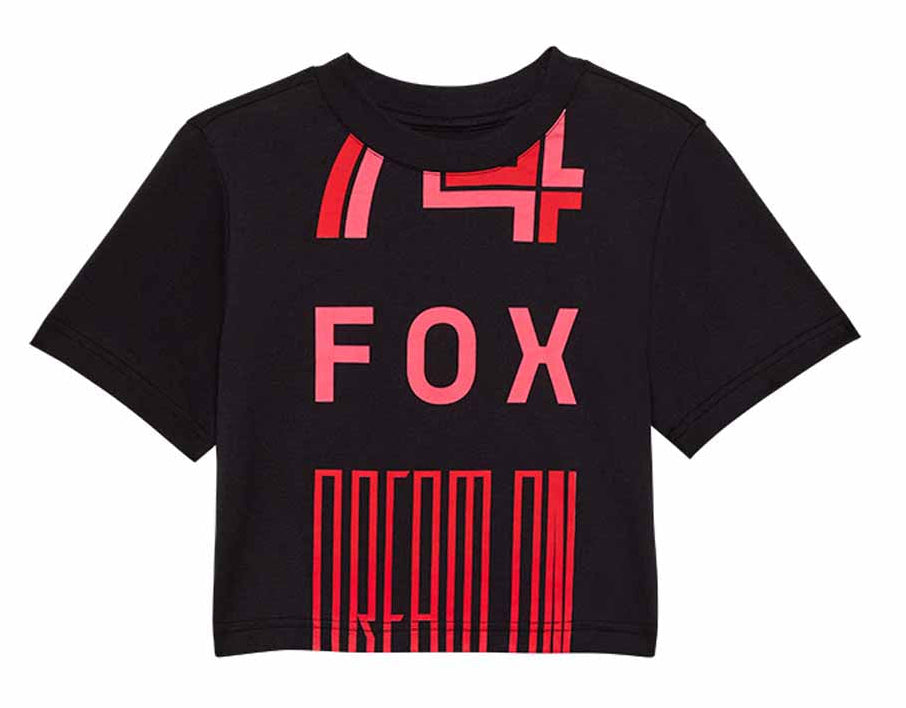 Fox W Race Spec Baby Tee Black FRONT 