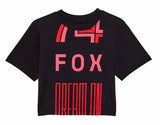 Fox W Race Spec Baby Tee Black FRONT 