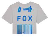 Fox W Race Spec Baby Tee Large Gray FRONT