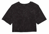 Fox Women's Throttle Oversized Crop Top Black BACK
