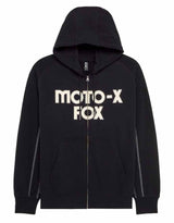 Fox Moto-X Oversized Fleece Zip Hoodie Black FRONT