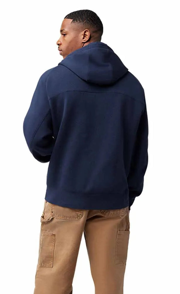 Fox Moto-X Oversized Fleece Zip Midnight back facing model 