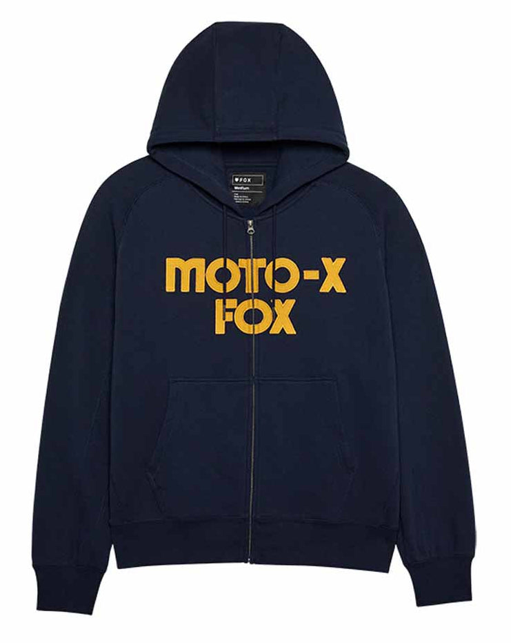 Fox Moto-X Oversized Fleece Zip Midnight front 
