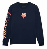 Fox W Scripted Long Sleeve Tee Midnight