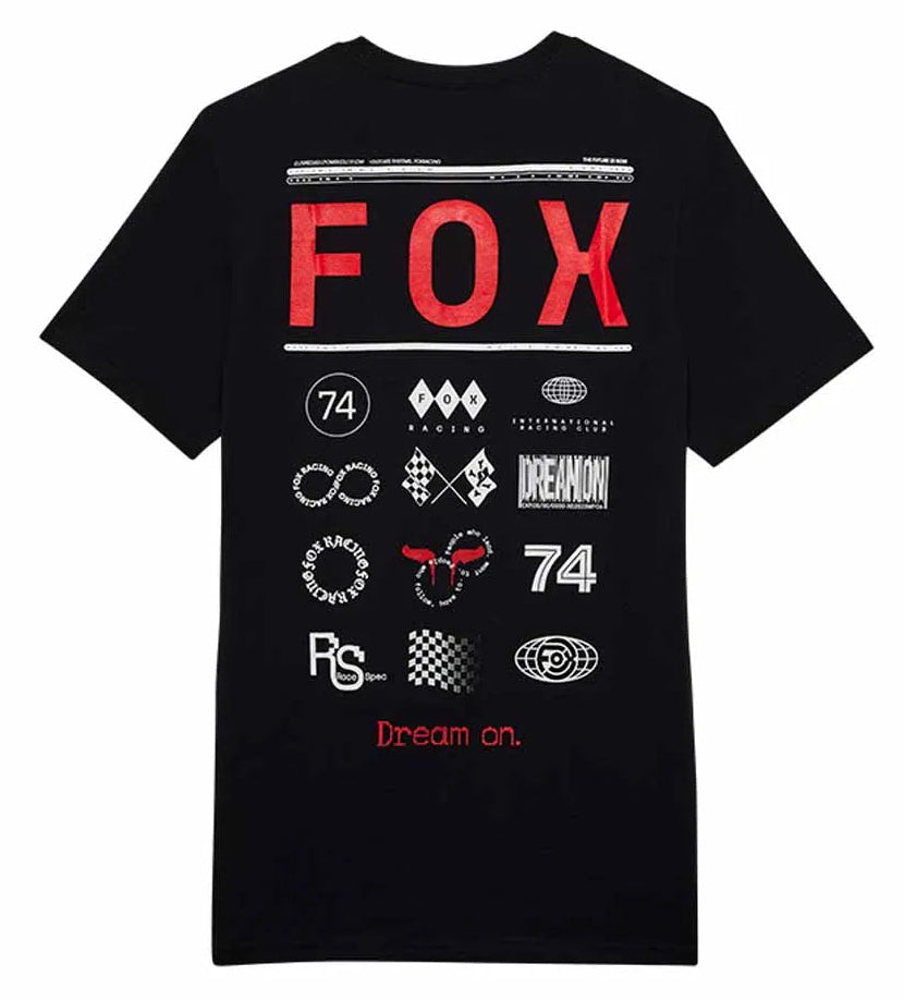 Fox Race Spec SS Premium Tee Black BACK 